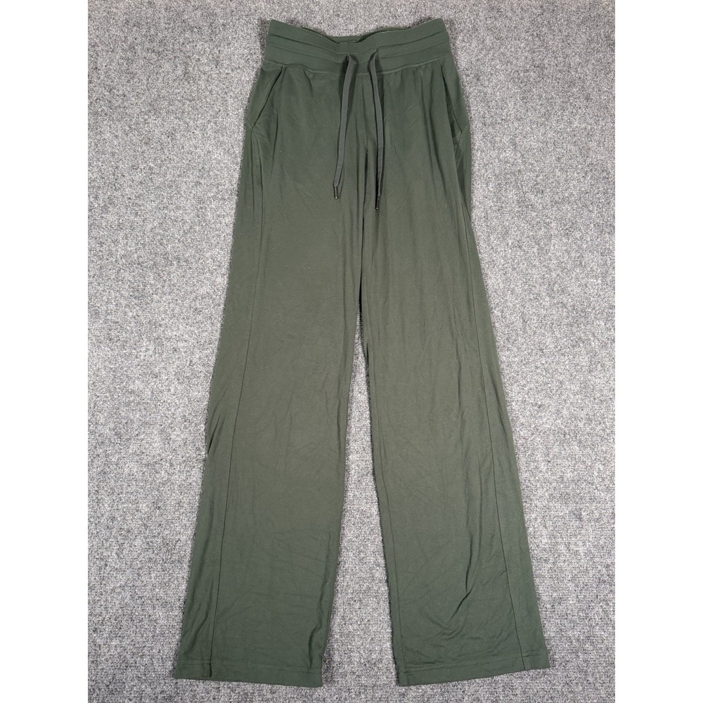 Lululemon Ready To Rulu Straight Leg High Rise Pant Smoked Spruce Green Womens 4